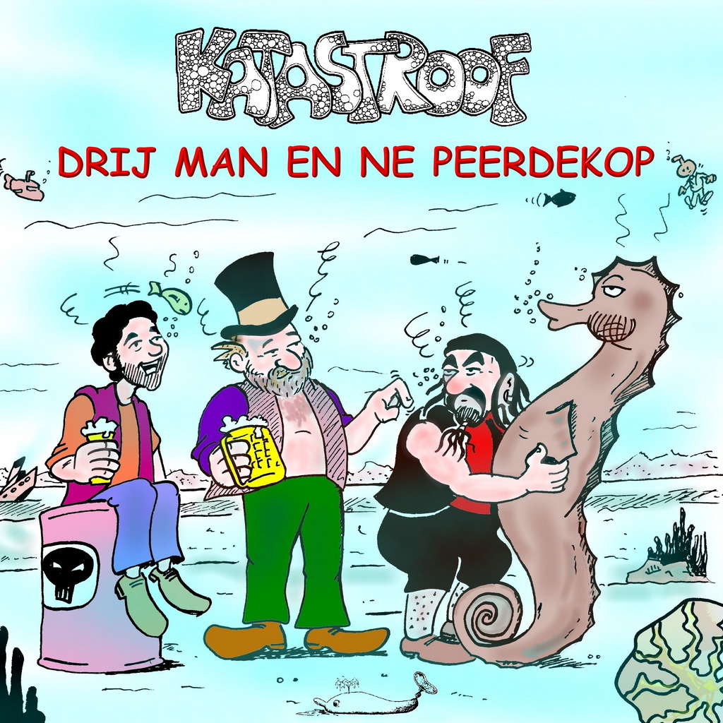 18 - Drij man en ne peerdekop